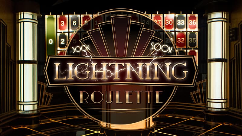 Lightning Roulette online game logo by Evolution on jonbet88.com.br